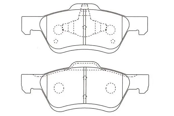 Handler.Part Brake pad set, disc brake KAVO PARTS BP4577 1