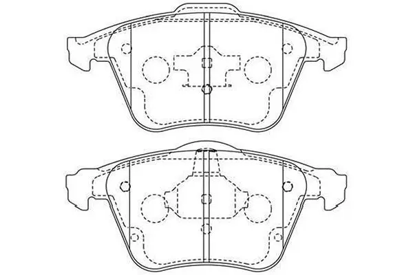 Handler.Part Brake pad set, disc brake KAVO PARTS BP4579 1