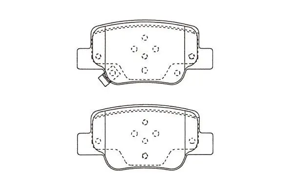 Handler.Part Brake pad set, disc brake KAVO PARTS BP9147 1