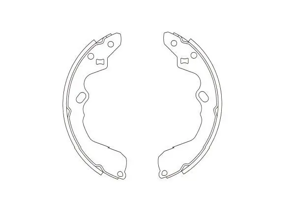 Handler.Part Brake shoe set KAVO PARTS BS4412 1