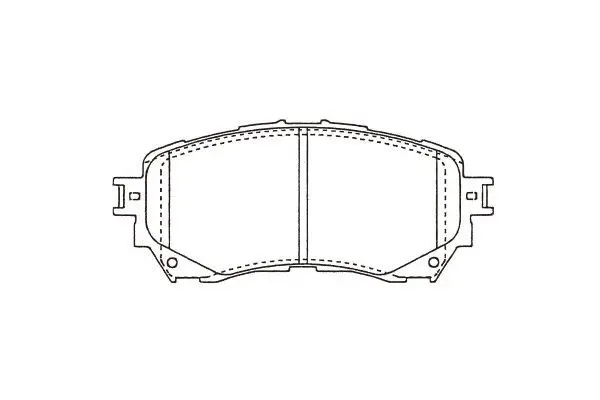 Handler.Part Brake pad set, disc brake KAVO PARTS BP4581 1