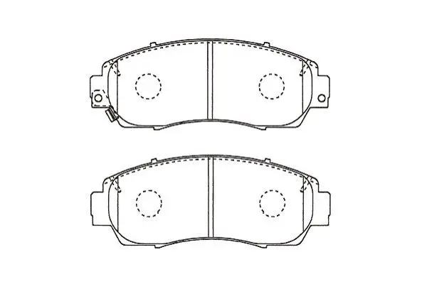 Handler.Part Brake pad set, disc brake KAVO PARTS BP2068 1