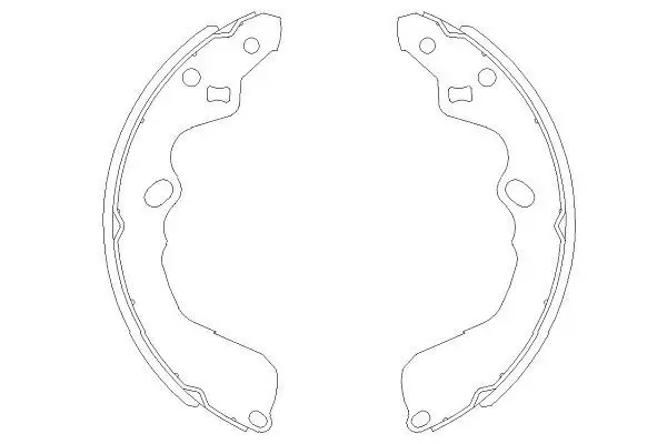 Handler.Part Brake shoe set KAVO PARTS KBS4404 1