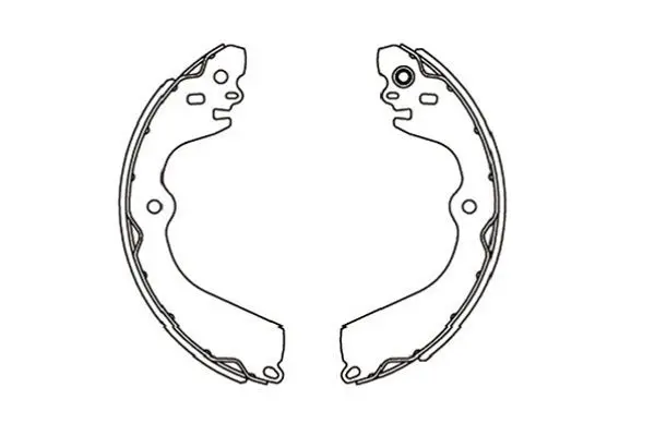 Handler.Part Brake shoe set KAVO PARTS BS7438 1