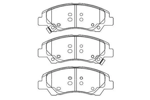 Handler.Part Brake pad set, disc brake KAVO PARTS BP3052 1