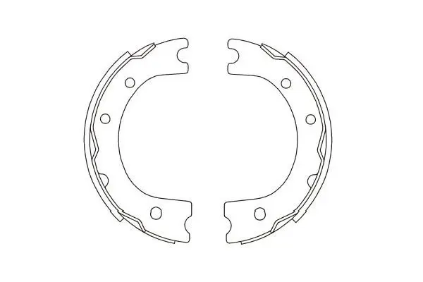 Handler.Part Brake shoe set KAVO PARTS BS1924 1