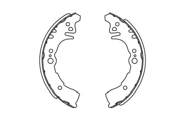 Handler.Part Brake shoe set KAVO PARTS KBS9917 1