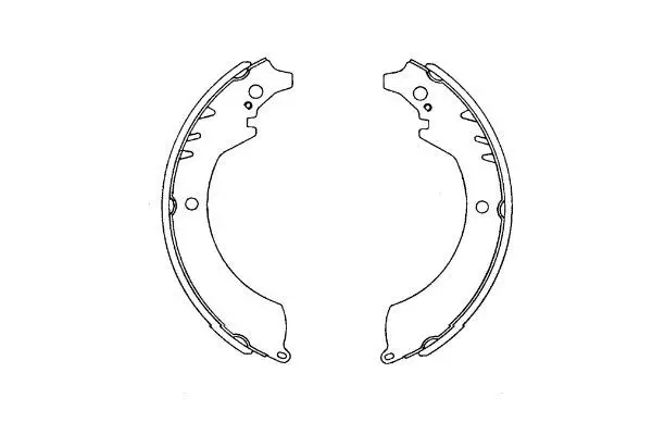 Handler.Part Brake shoe set KAVO PARTS KBS1904 1