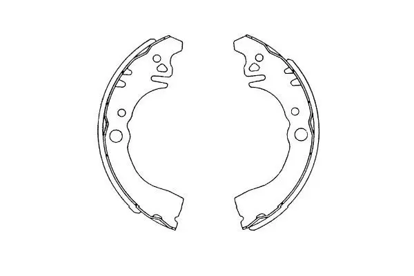 Handler.Part Brake shoe set KAVO PARTS KBS1906 1