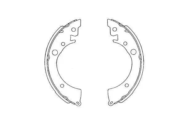 Handler.Part Brake shoe set KAVO PARTS KBS2905 1