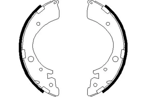 Handler.Part Brake shoe set KAVO PARTS KBS2907 1