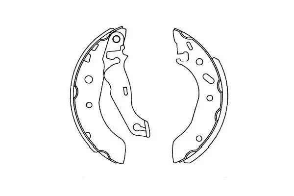 Handler.Part Brake shoe set KAVO PARTS KBS5407 1