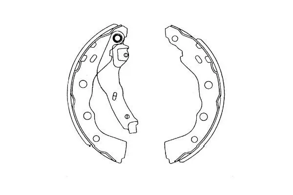 Handler.Part Brake shoe set KAVO PARTS KBS6415 1