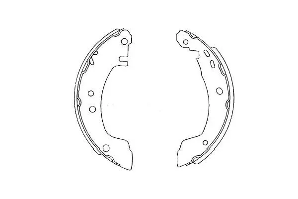 Handler.Part Brake shoe set KAVO PARTS KBS7423 1