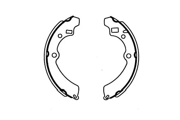 Handler.Part Brake shoe set KAVO PARTS KBS8909 1