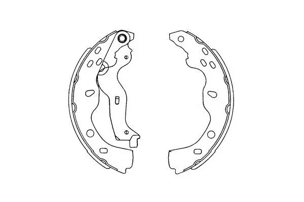 Handler.Part Brake shoe set KAVO PARTS KBS8914 1