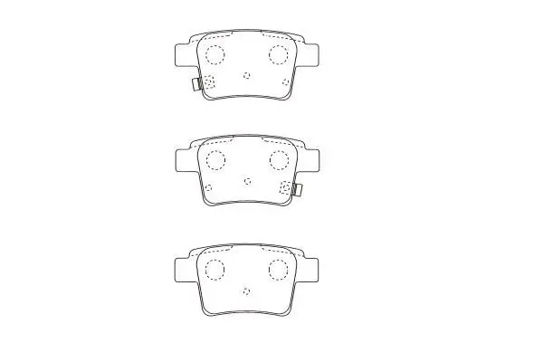 Handler.Part Brake pad set, disc brake KAVO PARTS KBP5561 1