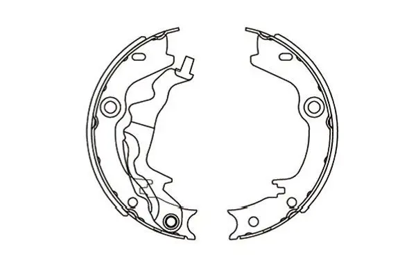 Handler.Part Brake shoe set KAVO PARTS KBS3416 1