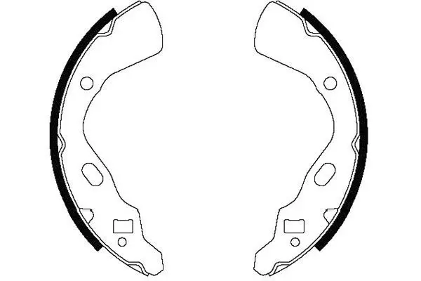 Handler.Part Brake shoe set KAVO PARTS KBS4410 1