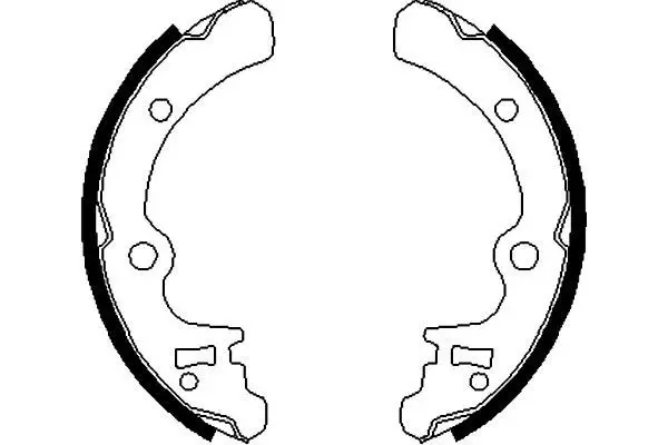 Handler.Part Brake shoe set KAVO PARTS KBS8403 1