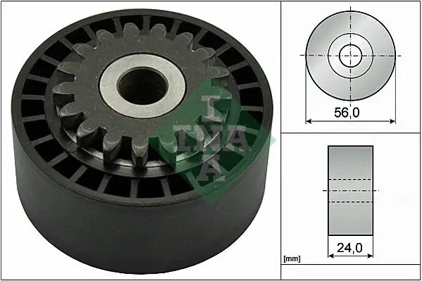 Handler.Part Tensioner pulley, v-ribbed belt INA 531074410 1