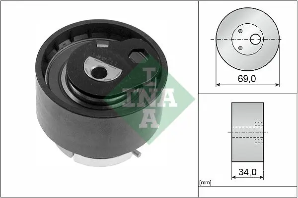 Handler.Part Tensioner pulley, timing belt INA 531077110 1