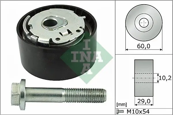 Handler.Part Tensioner pulley, timing belt INA 531084110 1