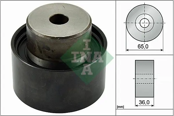 Handler.Part Deflection/guide pulley, timing belt INA 532014020 1