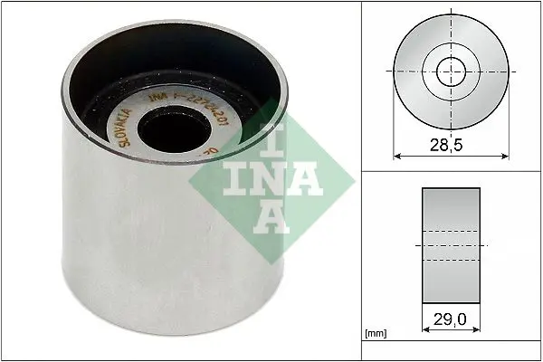 Handler.Part Deflection/guide pulley, timing belt INA 532016110 1