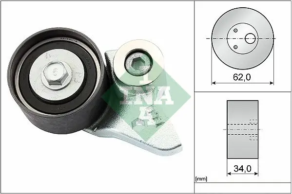 Handler.Part Tensioner pulley, timing belt INA 531050220 1