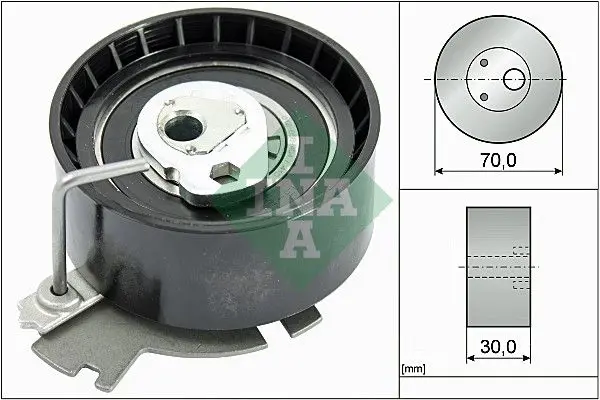 Handler.Part Tensioner pulley, timing belt INA 531063210 1