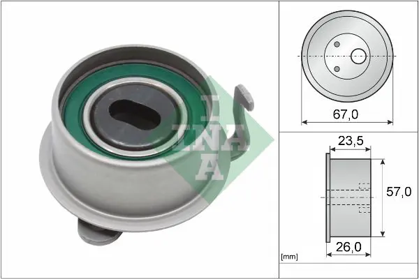 Handler.Part Tensioner pulley, timing belt INA 531065320 1