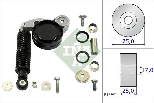 Handler.Part Repair kit, v-ribbed belt tensioner INA 533011810 1