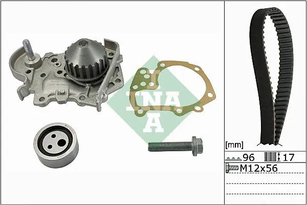 Handler.Part Water pump & timing belt set INA 530019131 1