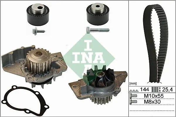 Handler.Part Water pump & timing belt set INA 530023530 1