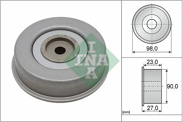 Handler.Part Deflection/guide pulley, v-ribbed belt INA 532038120 1