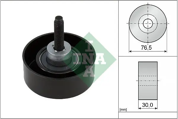 Handler.Part Deflection/guide pulley, v-ribbed belt INA 532045810 1