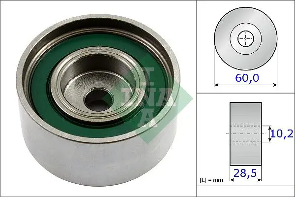 Handler.Part Deflection/guide pulley, timing belt INA 532059910 1