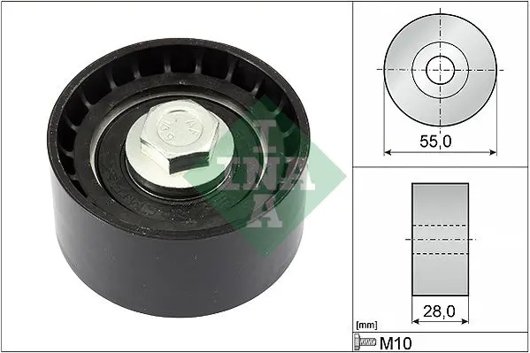 Handler.Part Deflection/guide pulley, timing belt INA 532060410 1