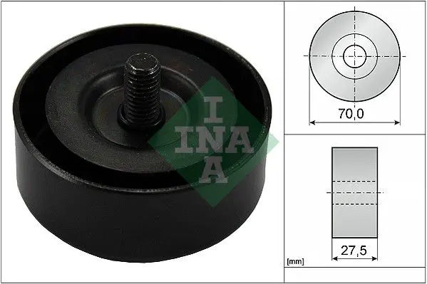 Handler.Part Deflection/guide pulley, v-ribbed belt INA 532060610 1