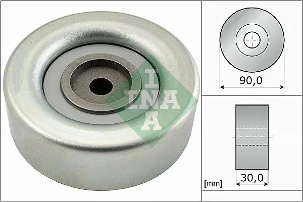 Handler.Part Deflection/guide pulley, v-ribbed belt INA 532069310 1