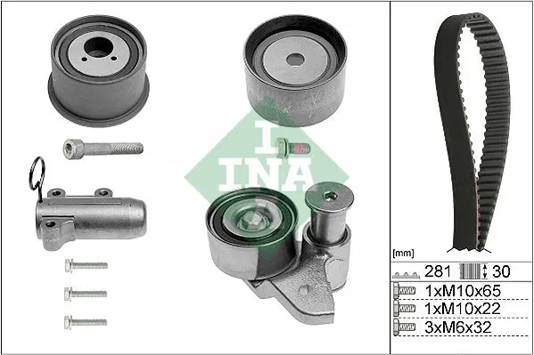 Handler.Part Timing belt set INA 530048010 1