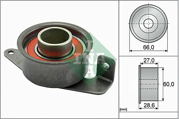 Handler.Part Tensioner pulley, timing belt INA 531002920 1