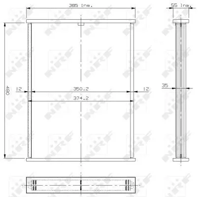 Handler.Part Radiator, engine cooling NRF 17811 1