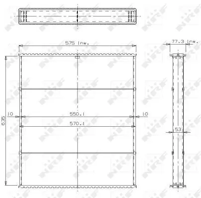 Handler.Part Radiator, engine cooling NRF 24167 1