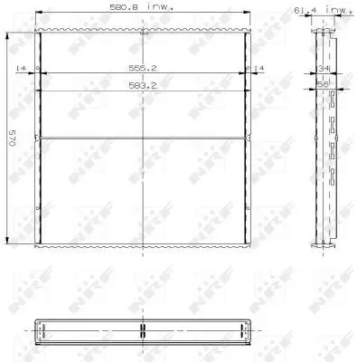 Handler.Part Radiator, engine cooling NRF 27672 1