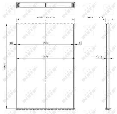 Handler.Part Radiator, engine cooling NRF 29608 1