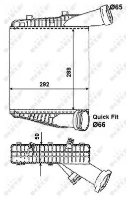 Handler.Part Intercooler, charger NRF 30178 5