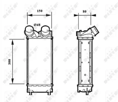 Handler.Part Intercooler, charger NRF 30190 5