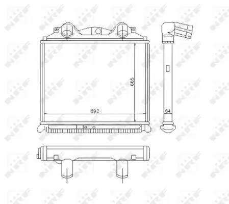 Handler.Part Intercooler, charger NRF 30203 5